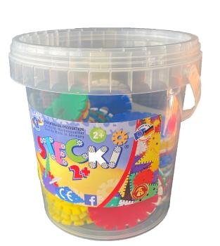 STECKi 2+ im praktischen Eimer – kreativer Steckspaß für Kinder ab 2 Jahren